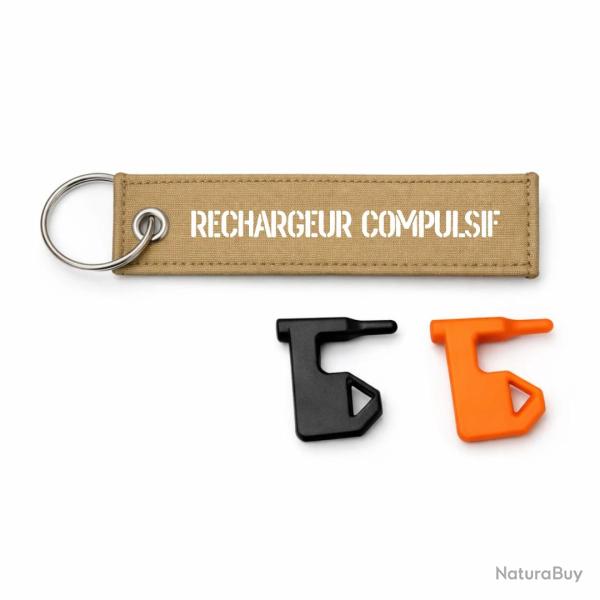 T�moin de chambre vide Rechargeur Compulsif - Kaki / Blanc