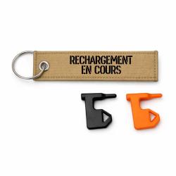 T&eacute;moin de chambre vide Rechargement En Cours - Kaki / Noir