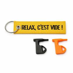 T&eacute;moin de chambre vide Relax, C'est Vide - Jaune / Noir