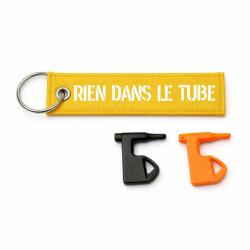 T&eacute;moin de chambre vide Rien Dans Le Tube - Jaune / Blanc