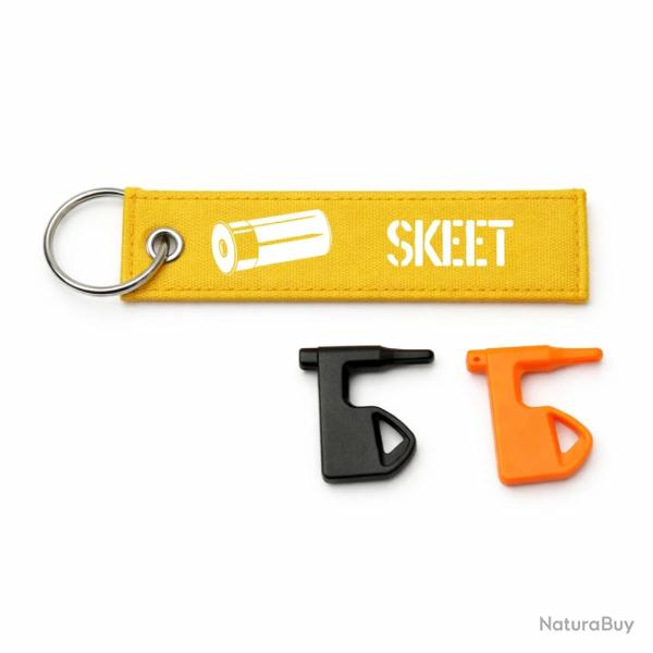T�moin de chambre vide Skeet - Jaune / Blanc