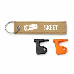 T&eacute;moin de chambre vide Skeet - Kaki / Blanc
