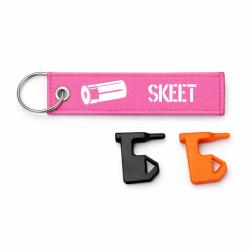T&eacute;moin de chambre vide Skeet - Rose / Blanc