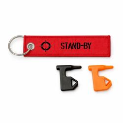 T&eacute;moin de chambre vide Stand-By - Rouge / Noir