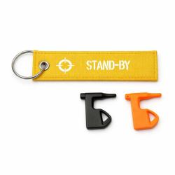 T&eacute;moin de chambre vide Stand-By - Jaune / Blanc