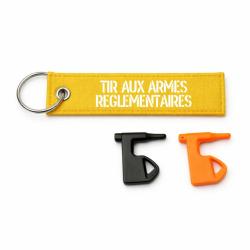 T&eacute;moin de chambre vide Tir Aux Armes R&eacute;glementaires - Jaune / Blanc