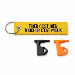 T&eacute;moin de chambre vide Tirer C'est Bien, Toucher C'est Mieux - Jaune / Noir