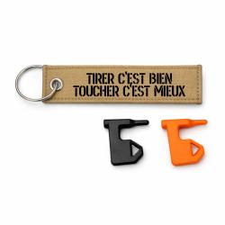 T&eacute;moin de chambre vide Tirer C'est Bien, Toucher C'est Mieux - Kaki / Noir