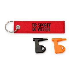 T&eacute;moin de chambre vide Tir Sportif De Vitesse - Rouge / Noir