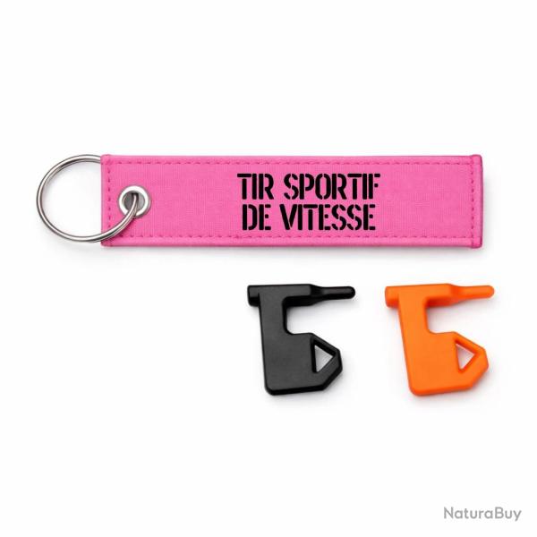 T�moin de chambre vide Tir Sportif De Vitesse - Rose / Noir