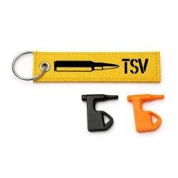 T&eacute;moin de chambre vide TSV - Jaune / Noir