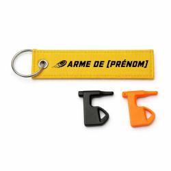 T&eacute;moin de Chambre Vide Ball Trap - Arme de pr&eacute;nom - Jaune / Noir