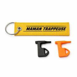 T&eacute;moin de Chambre Vide Ball Trap - Maman trappeuse - Jaune / Noir