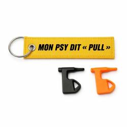 T&eacute;moin de Chambre Vide Ball Trap - Mon psy dit Pull - Jaune / Noir