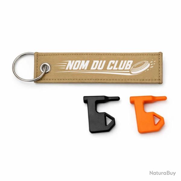 T�moin de Chambre Vide Ball Trap - Nom du club - Kaki / Blanc