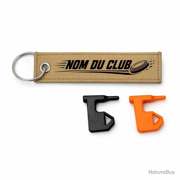 T�moin de Chambre Vide Ball Trap - Nom du club - Kaki / Noir