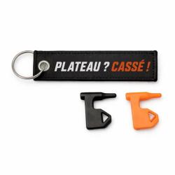 T&eacute;moin de Chambre Vide Ball Trap - Plateau ? Cass&eacute; ! - Noir / Orange