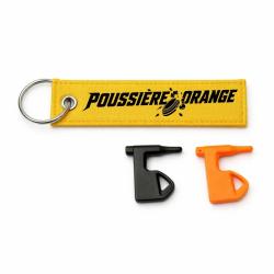 T&eacute;moin de Chambre Vide Ball Trap - Poussi&egrave;re orange - Jaune / Noir