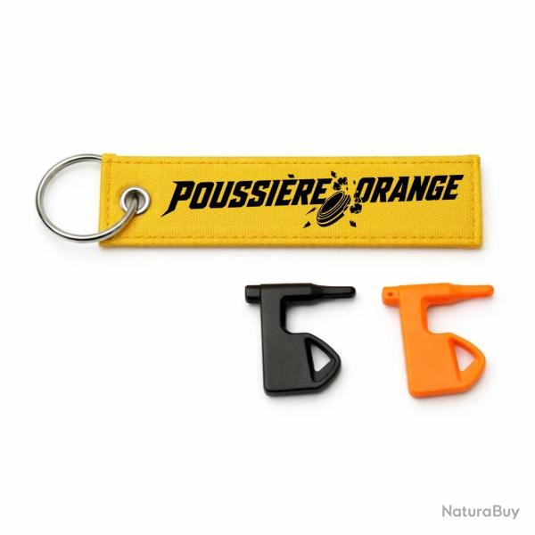 T�moin de Chambre Vide Ball Trap - Poussi�re orange - Jaune / Noir
