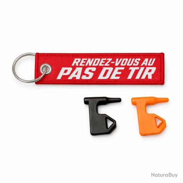 T�moin de Chambre Vide Ball Trap - Rendez-vous au pas de tir - Rouge / Blanc