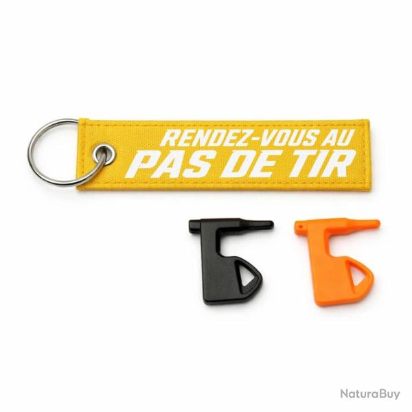 T�moin de Chambre Vide Ball Trap - Rendez-vous au pas de tir - Jaune / Blanc