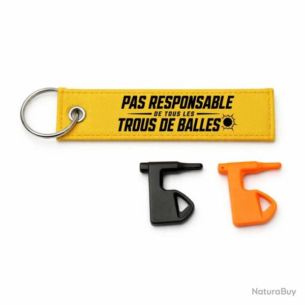 T�moin de chambre vide - Pas responsable des trous de balles - Rouge - Jaune / Noir