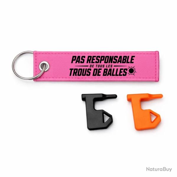 T�moin de chambre vide - Pas responsable des trous de balles - Rouge - Rose / Noir