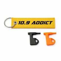T&eacute;moin de chambre vide Tir Sportif - 10.9 Addict - Noir - Jaune / Noir