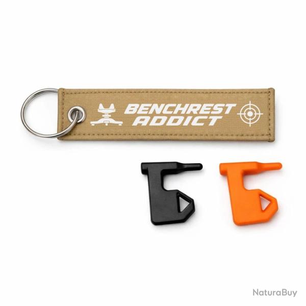 T�moin de chambre vide Tir Sportif - Benchrest Addict - Kaki / Blanc