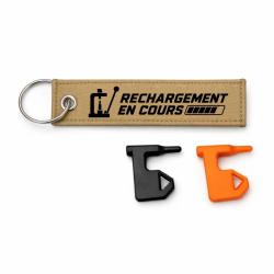 T&eacute;moin de chambre vide Tir Sportif - Rechargement en cours - Kaki / Noir