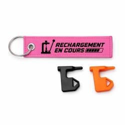 T&eacute;moin de chambre vide Tir Sportif - Rechargement en cours - Rose / Noir