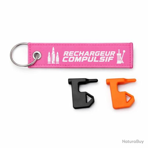 T�moin de chambre vide Tir Sportif - Rechargeur compulsif - Rose / Blanc
