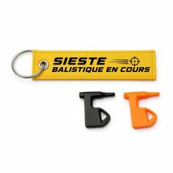 T&eacute;moin de chambre vide Tir Sportif - Sieste - Balistique en cours - Jaune / Noir