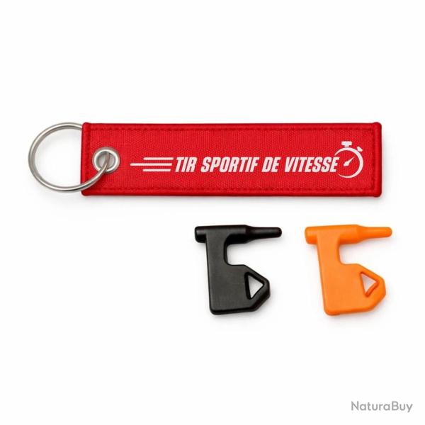 T�moin de chambre vide Tir Sportif - Tir sportif de vitesse - Rouge / Blanc