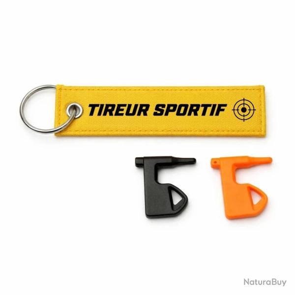 T�moin de chambre vide Tir Sportif - Tireur sportif - Cible - Jaune / Noir