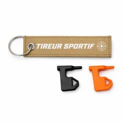 T&eacute;moin de chambre vide Tir Sportif - Tireur sportif - Cible - Kaki / Blanc