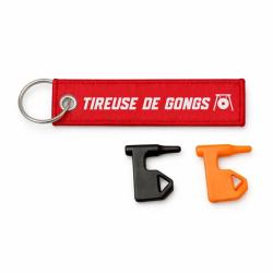 T&eacute;moin de chambre vide Tir Sportif - Tireuse de gongs - Rouge / Blanc