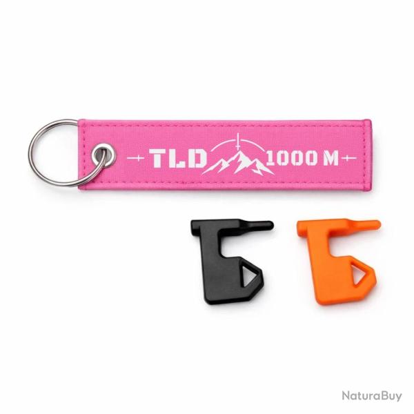 T�moin de chambre vide Tir Sportif - TLD 1000 m�tres - Rose / Blanc