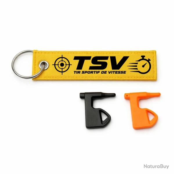 T�moin de chambre vide Tir Sportif - TSV - Tir sportif de vitesse - Jaune / Noir
