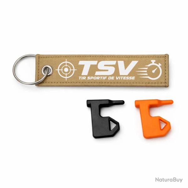 T�moin de chambre vide Tir Sportif - TSV - Tir sportif de vitesse - Kaki / Blanc