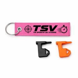 T&eacute;moin de chambre vide Tir Sportif - TSV - Tir sportif de vitesse - Rose / Noir