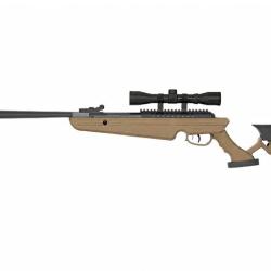 Carabine Quantico Coyote Brown 4.5mm 19.9 joules + Lunette 4x32 BO Manufacture
