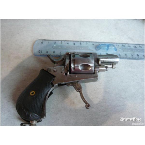 Petit revolver ancien hollandais - calibre .320 - 6 coups - 13 cm