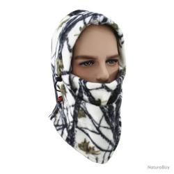 CAGOULE EN POLAIRE &Agrave; LACETS - CAMO HIVER 2