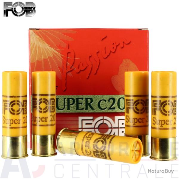 LOT DE 200 MUNITIONS  FOB SUPER CAL 20 28GR  BOURRE A JUPE PLOMB 9