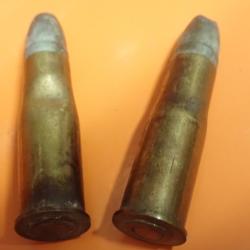 Lot de 2 CARTOUCHES 10.4x38R VETTERLI MODELE 1878 PERCUSSION CENTRALE