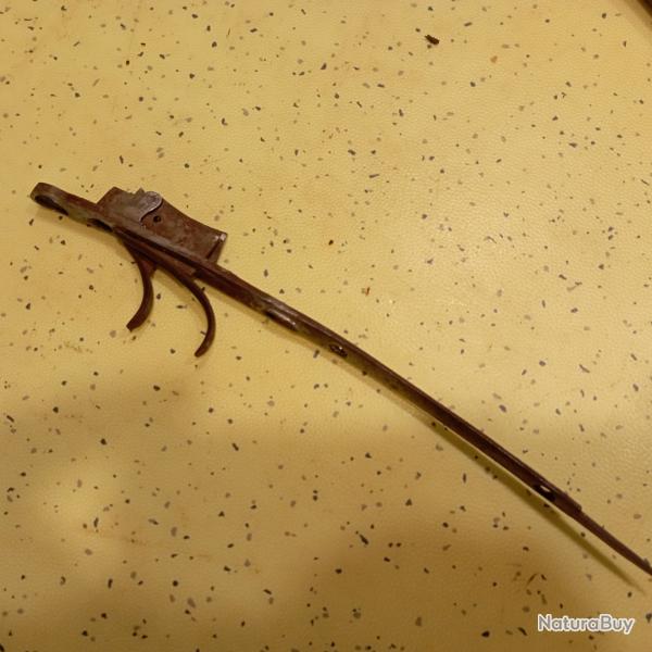Ensemble d�tentes avec platine Pour fusil de chasse juxtapos� calibre 16 type Lefaucheux