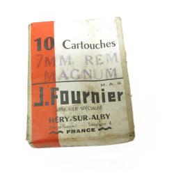 Boite de 10 cartouches  7 mm rem Mag FOURNIER categorie C