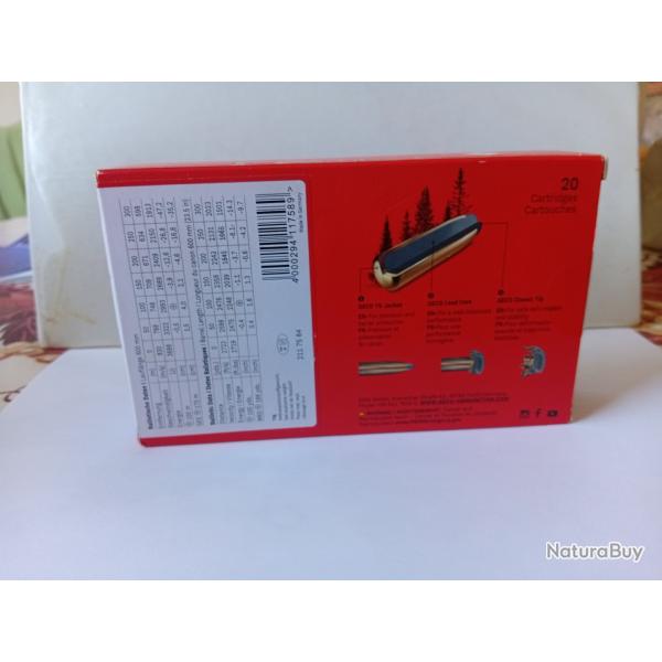 vend 1 boite balles sof point 280 REM