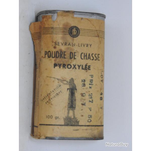 Bidons de poudre vide